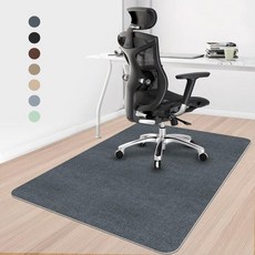 아마존 리미티드 브랜드 HAODEMI 책상 의자 매트 대형 사이즈: 63.0 x 55.1 인치(160 140 cm) 두께 0.2 인치(4 mm) 바닥 보호 식탁용 게임 의, Approx. 120 x 90 cm, gray (dark gray)