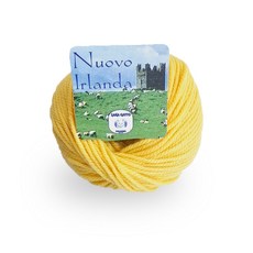 이태리 라나가또 누오보 아일랜드 100% 파인 메리노울 50 gr / ball 고급 수입 손뜨개실, 2520.옐로우, 1개