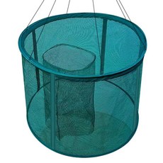 접이식 바다 어망 살림망 양식 물고기 보관 케이지, 대형 원형 케이지