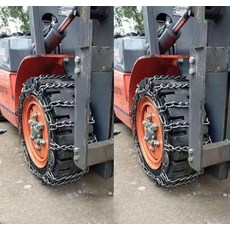 중장비 스노우체인 쇠사슬 바퀴 지게차 화물차 미끄럼방지, 1개