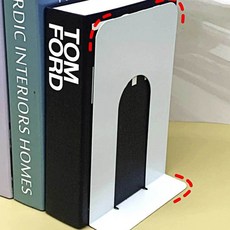 책꽂이 북엔드 화이트 T자형 2P 책장 칸막이 북엔드re_34rGW