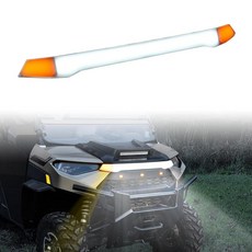 KEWISAUTO 폴라리스 레인저 1000 XP용 전면 액센트 라이트 LED 센터 그릴 라이트 시그니처 램프 액세서리 318687 9065606623