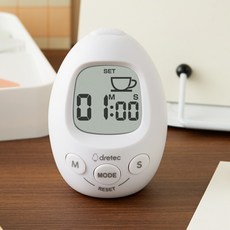 드레텍 뽀모도로 타이머 스터디 공부타이머 T-601, 1개, 화이트