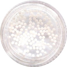 네일쎈 네일스톤파츠 아크릴 스톤 원형라운드 1.5mm, 1개, 초크화이트