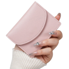 1/1+1프리미엄 미니 엔벨로프 지갑 미니 지갑 여행용 지갑 미니 지갑으로 데일리 스타일 완성, (1개)짙은 녹색