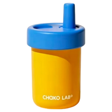 차코랩 보보 휴대용 대용량 듀얼 드링크 보온병, 1개, 485ml, 에그 옐로
