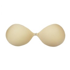해외 VIGUEUR 스트랩리스 접착 브라 여성용 푸시업 실리콘 스티키 보이지 않는 백리스 디자인 누드 C 미국매장정품+ 1706910