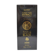 KAFEN 卡氛 何首烏染髮膏(曜石純粹黑-小瓶200ml) 洗髮式染髮劑, 1個