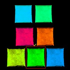 야광 가루 50g 아주밝은 축광 분말 별자리 별 과학실험 파우다 안료, 7-1 컬러야광 파랑 50g