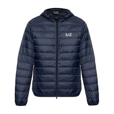 EA7엠포리오아르마니 로고 프린트 패딩 재킷
