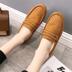 겨울 발편한 스웨이드 데이트 신발 나들이 슈즈 코디 nar+35141qP