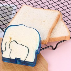 샌드위치 커터 금형 재미 있은 만화 공룡 자동차 모양 점심 음식 Crimpit DIY 쿠키 절단 빵 금형 킹 도구 Ki, 코끼리2, 1개