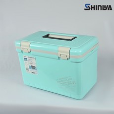 신와 아이스박스 홀리데이 랜드 월드 캠핑 낚시용아이스박스 쿨백 차량용 22L 라이트블루