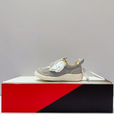 IFME 兒童冰淇淋款機能學步鞋，灰色，魔鬼氈，輕量，寶寶鞋 IF20-530701