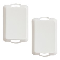 오드상회 가벼운 카페쟁반 쟁반트레이 플라스틱사각트레이 1+1, 2개, 화이트