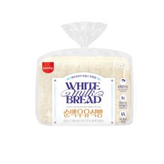 spc 삼립 샌드위치 토스트 테두리까지 하얗고 촉촉한 순백 우유 식빵, 1개, 420g