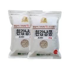 대한농산 흰강낭콩 4kg (2kgx2), 2kg, 2개