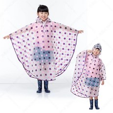 周傳 兒童小星星雨衣斗篷式 附贈收納小袋 SGS合格台灣布料
