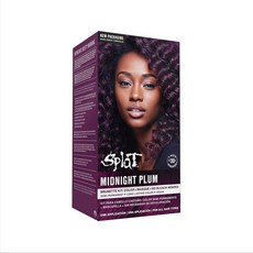 Splat | 미드나잇 컴플리트 키트 | 헤어 염색 | 반영구 | 오래 지속됨 | 비건 및 크루얼티 프리 (미드나잇 플럼), Midnight Plum