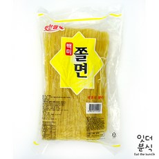 맛찬들 백미 판쫄면 2kg (10인분) 냉동면 탱탱한면 쫄사리 비빔쫄면, 1