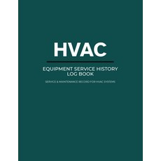 HVAC 장비 서비스 기록 로그북: 유지보수 수리 및 시스템, 기본