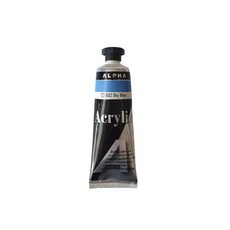 알파색채 미술 아크릴칼라물감 1시리즈 50ml 낱색 1개, 932번 스카이블루