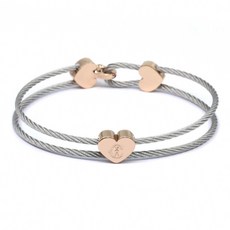 富安鐘錶 夏利豪公司貨 Coup De Foudre 心型手環 S尺寸