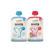 매일 상하목장 마이리틀 짜먹는요거트 85g 딸기블루베리5+플레인5/냉장무료배송, 10개
