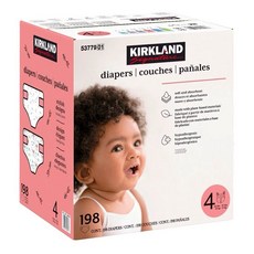 美事多·Kirkland Signature 科克蘭 紙尿褲 黏貼型4號, 1個, 4號（10-17kg) 一包66片, 4號