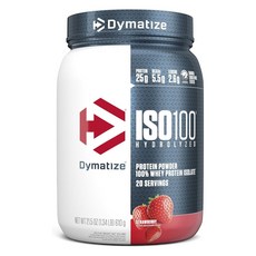 Dymatize Iso 100 水解乳清分離蛋白粉 草莓, 1個