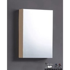 浴淋軍 發泡板浴室鏡櫃 寬45x高65x深13cm 防水防潮收納鏡櫃, 1個