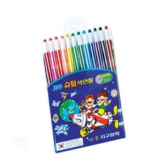12색 슈퍼 샤프식 색연필 선물, 1개
