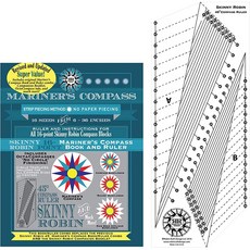 Skinny Robin 16 포인트 마리너스 나침반 책 및 눈금자 콤보 162125