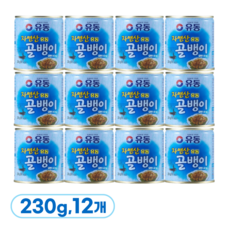 유동 자연산 골뱅이, 230g, 12개