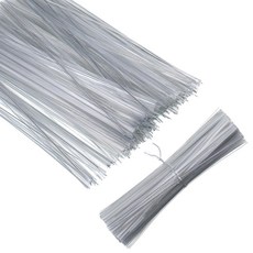 Thinp 투명 트위스트 타이 1000개 10.2cm(4인치) 금속 와이어 재사용 가능한 플라스틱 비닐 봉지 빵 커피 백 선물 포장 코드 - 오래 사용할 수 있도록 유연하고, Thinp 투명 트위스트 타이 1000개, 10.2cm