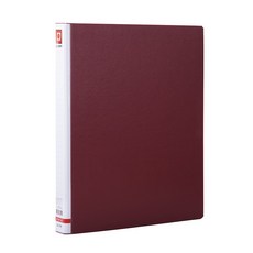 精裝三孔有耳圓型夾 LC-730, 紅色, 1個