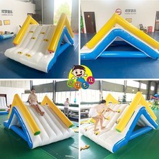 대형 미끄럼틀 에어바운스 물놀이 워터슬라이드 야외 풀장 수영장, 3.2x2.1x1.8m 슬라이드, 1개