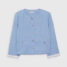 클라비스 셔츠매칭 린넨라이크 자켓7부 RE CVJKD3702Q-T