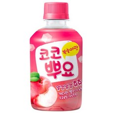 팔도 코코뿌요 복숭아맛, 280ml, 72개
