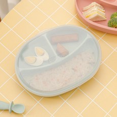 아트박스/에디슨 실리콘 흡착식판-PP뚜껑, PP뚜껑 ES0755, 1개