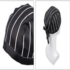 심플 주방모자 조리용모자 위생모자 주방위생모, 줄무늬