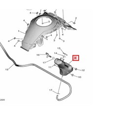 T-MAX 輔助水箱 適用於59C-21871-00 BC3-21871-00, 1個, BBW-21871-00 (22-24)