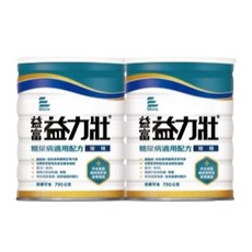 益富 益力壯糖尿病適用配方-原味750g x 2罐 (營養補充 血糖管理 糖尿病適用), 【益富】益力壯糖尿病適用配方-原味750