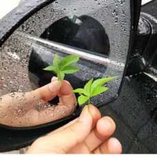 사이드미러 방수필름 차량용 우천시 시야확보 백미러 김서림 방지 스티커, 1개, 사라가게 투명 원형