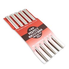 理想牌23cm316不銹鋼筷子組, 極緻316筷子23cm五雙入, 1套, 不鏽鋼色