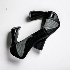 Hafny全新盒裝 一體式人體工學透氣鋁合金鎖固式止滑牛角握把 大面積人間肉球 MIT.台灣製, 1個, 2.人體工學握把+止滑牛角