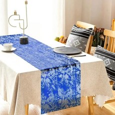 반짝이는 메탈릭 테이블 러너 포일 롤 글리터 스팽글 크리스마스 얇은 장식 플래그 테이블보, 1개, A. 28x45cm, 3. baby Blue