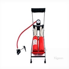 Kigoon 에어 발펌프 공기2통 공기압력 바퀴, 1개