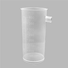 400ml 투명 눈금 물 부피/무게 아르키메데스 실험용기 만들기 재료 실린더 부품 선박
