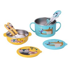 Cuitisan 兒童不鏽鋼餐具 5件組 (盒損品/庫存品便宜出清), 1個